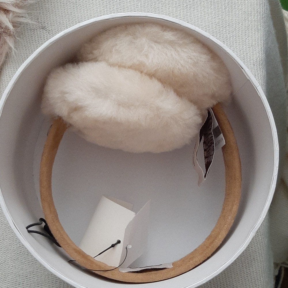 Australia Shearling & Suede Earmuffs - Picture 2 of 6